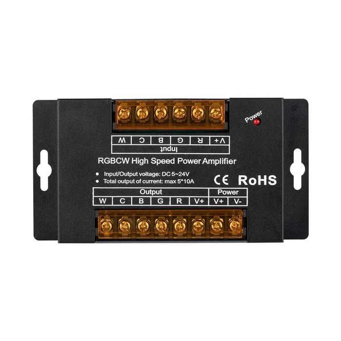 Bandă LED cu 5 canale Amplificator de semnal de mare viteză