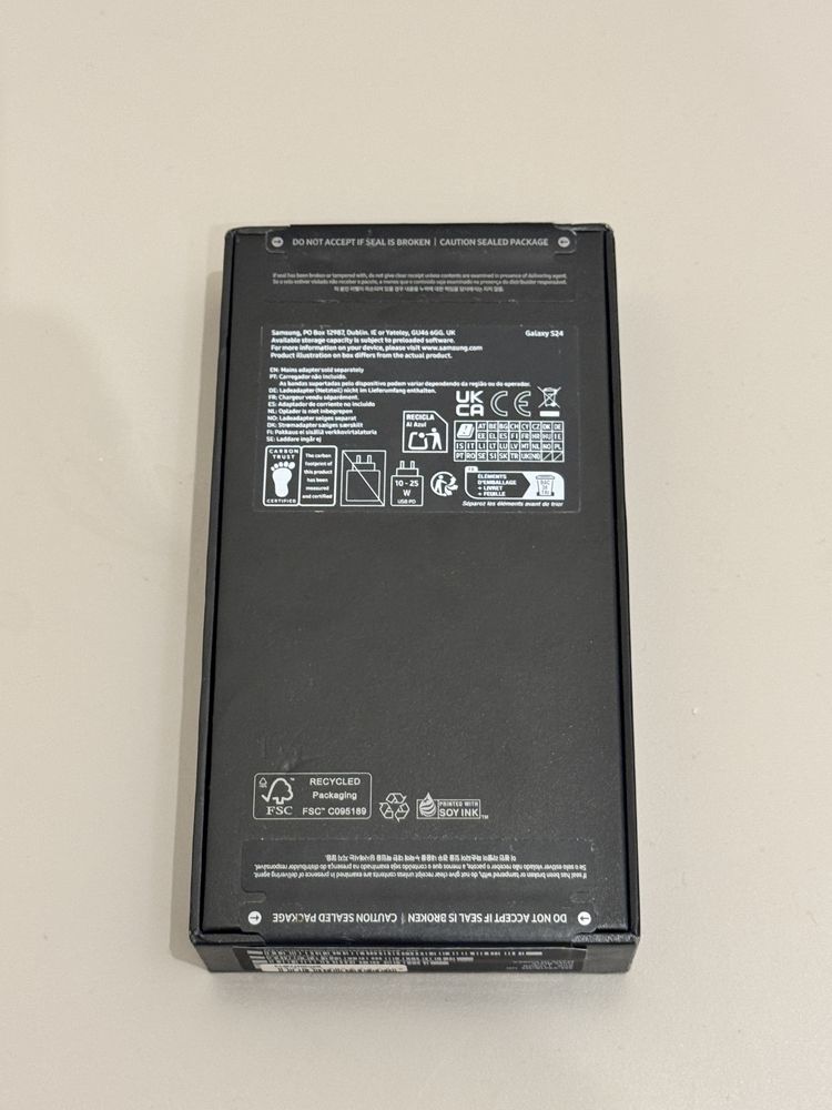 Samsung s24 256gb phantom black, liber in orice retea, nou