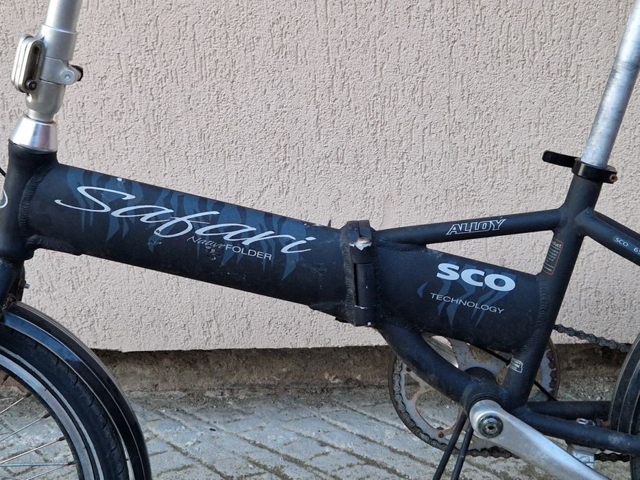 Bicicleta pliabila aluminiu SCO Safari 3vit torpedo ușoară că dahon
