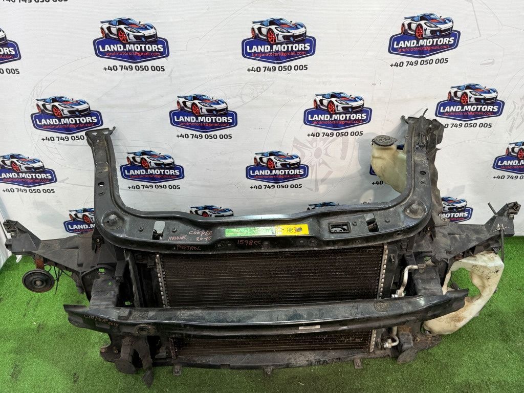 Trager complet radiator racire ac ventilator + armatura 2010 mini cooper cabrio r57 lci 1.6 benzina
