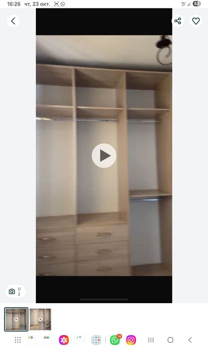 Шкаф продается для спальни вместительная очень