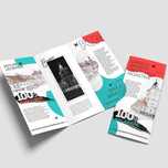 Pliante IEFTINE - 1000 buc format 1/3 A4 trifold = 999 LEI