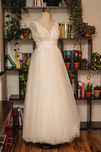 Rochie de mireasă XS cu voal (vând sau schimb)