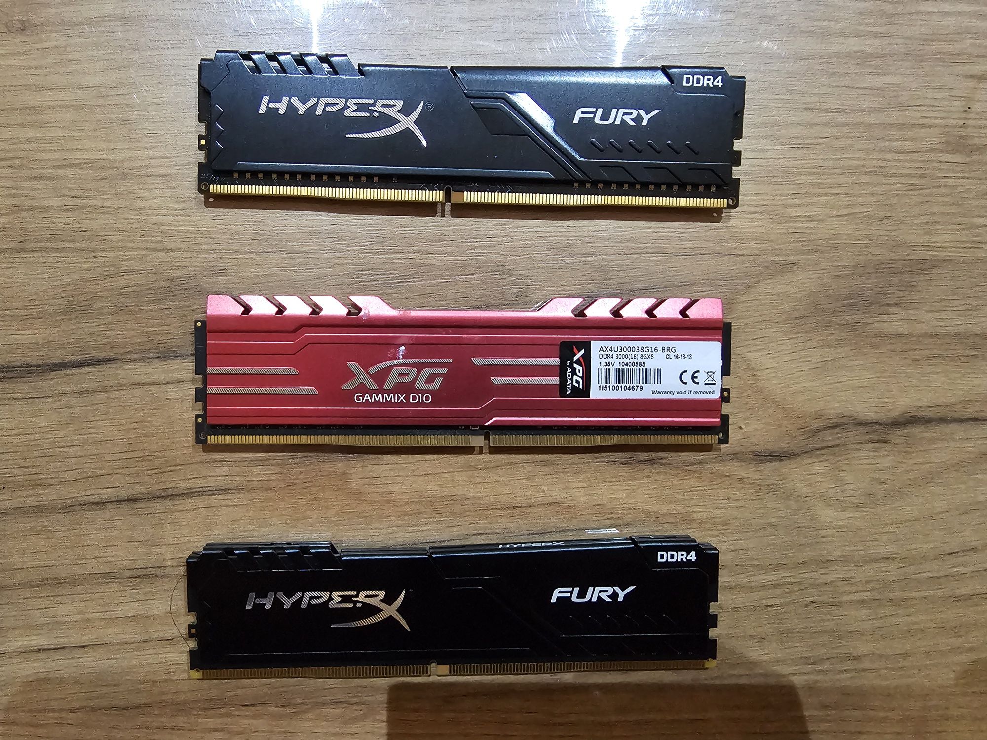 HyperX / XPG GAMMIX D10 DDR4 3000mhz 4/8GB