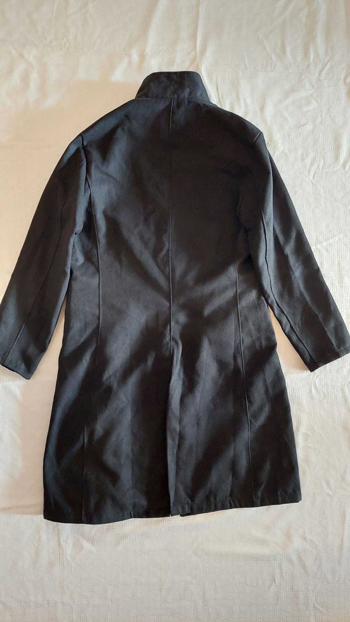 Palton de femei. Negru. Mărimea XL