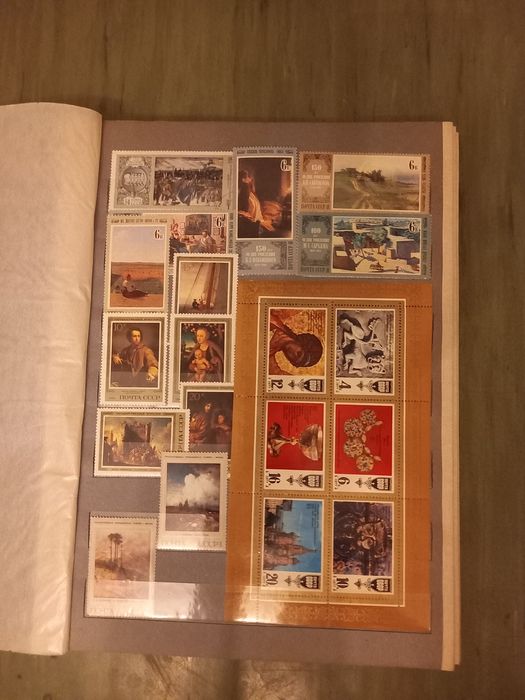 Почтовые марки СССР и ГДР