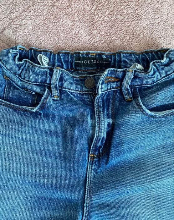 Детски дънки широк крачол на guess