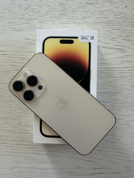 Iphone 14 pro gold, 128 GB