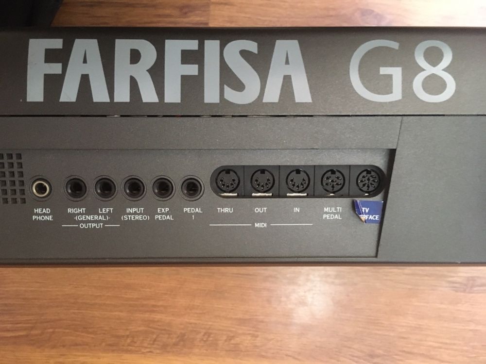 Orgă electronică Farfisa G8 - clape - keyboard
