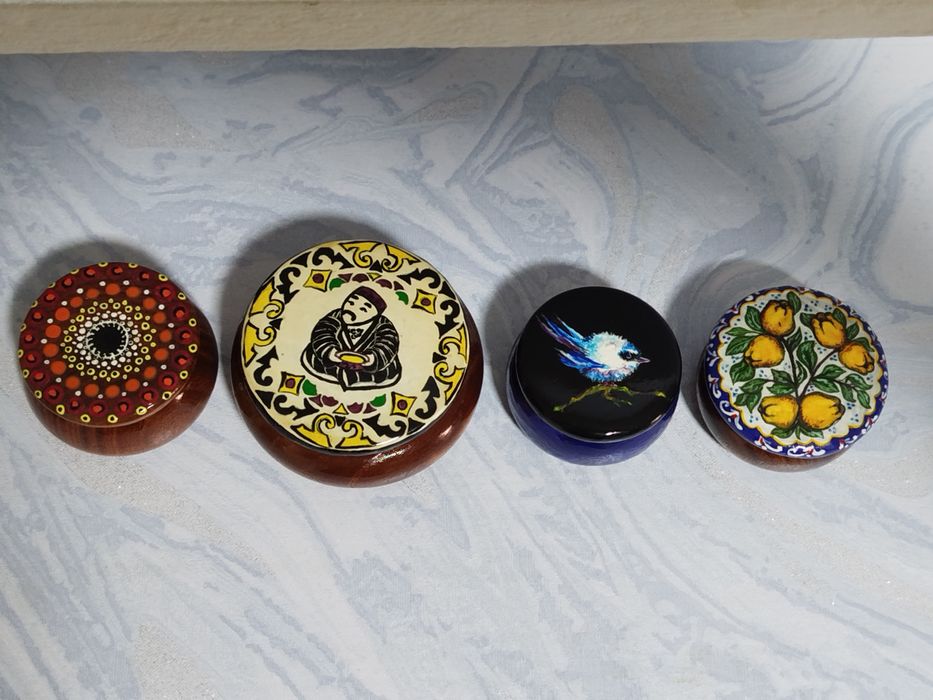 Шкатулки деревянные, сувенирные