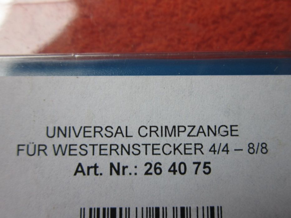 cleste pt sertizat -mufat - universal ,din metal, made Germany- nou