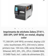 Imprimanta de etichete Zebra ZT 411/ZT421  NOUA NE FOLOSITA