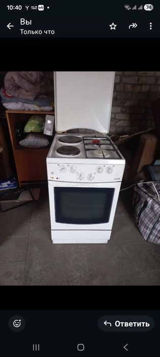 Продам комбинированную плиту ( газ ,электро ) торг уместен