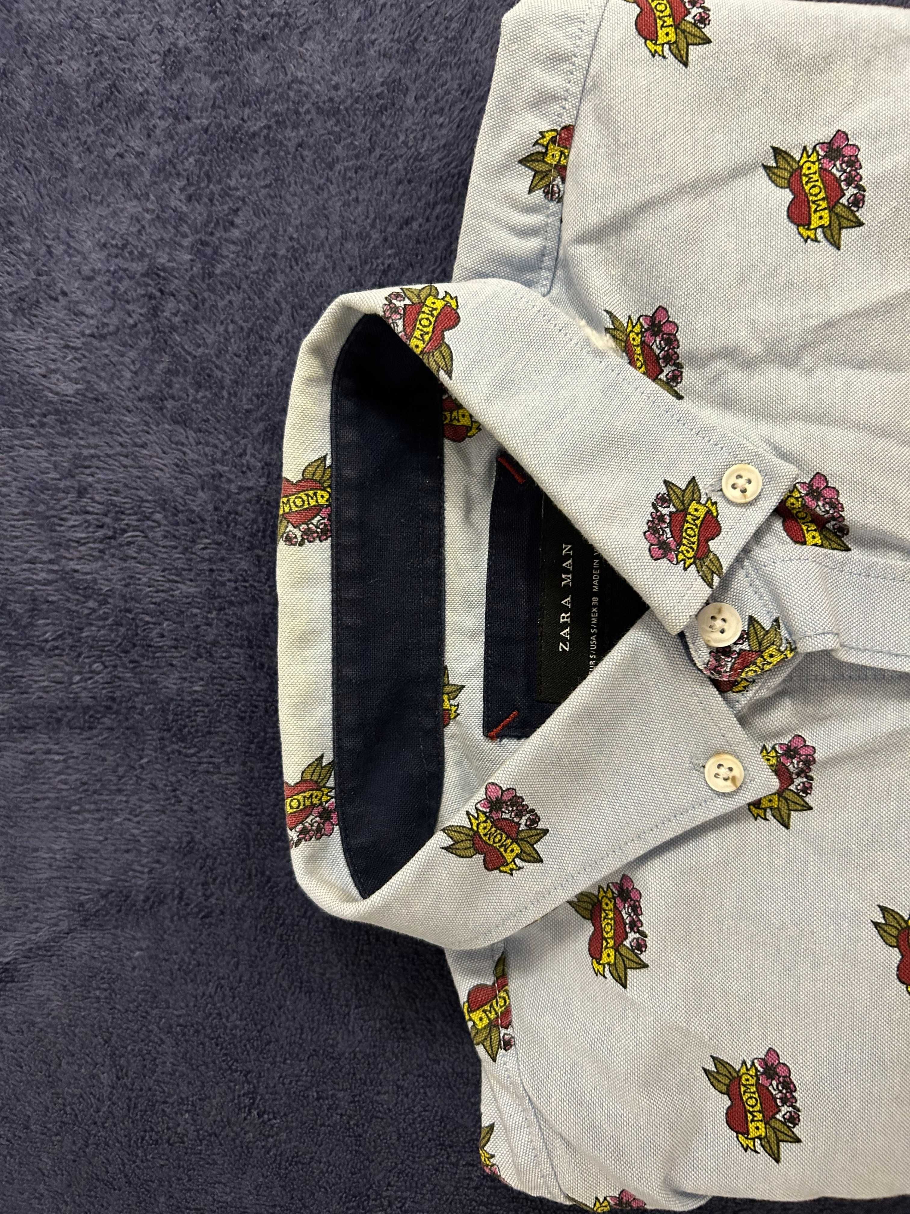 Camasa cu maneca scurta Zara
