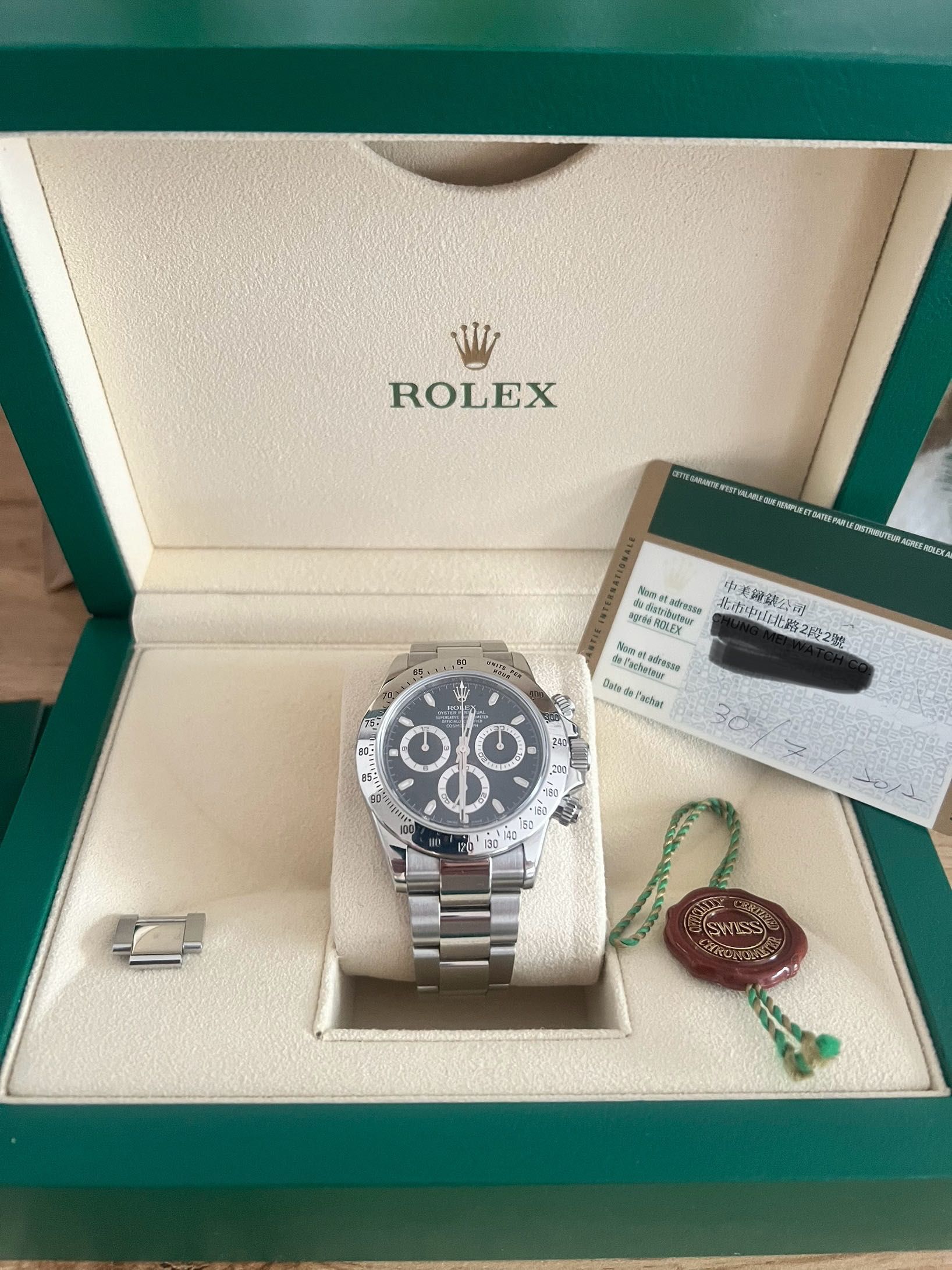 Rolex Daytona 116520 full set
