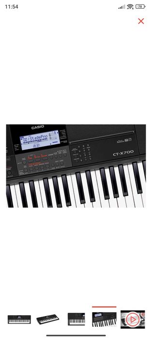 Синтезатор Casio CT-X700 цифровое фортепиано пианино