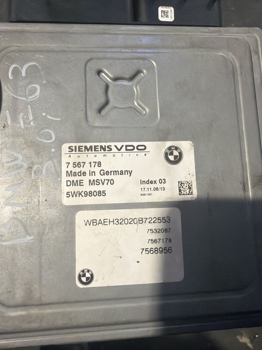 Chit Pornire Calculator Bmw E60/E63 Cod 7567178