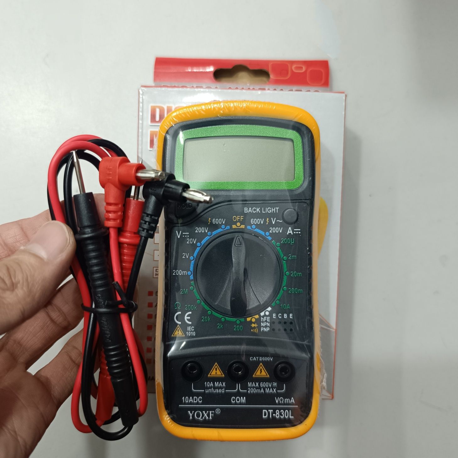 Цифровой мультиметр тестер Digital Multimeter DT-830L testr