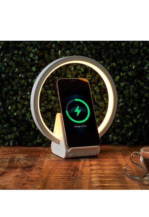 Incarcator wireless, Boxa portabila, Qi Fast Charge 15W, Bluetooth, US