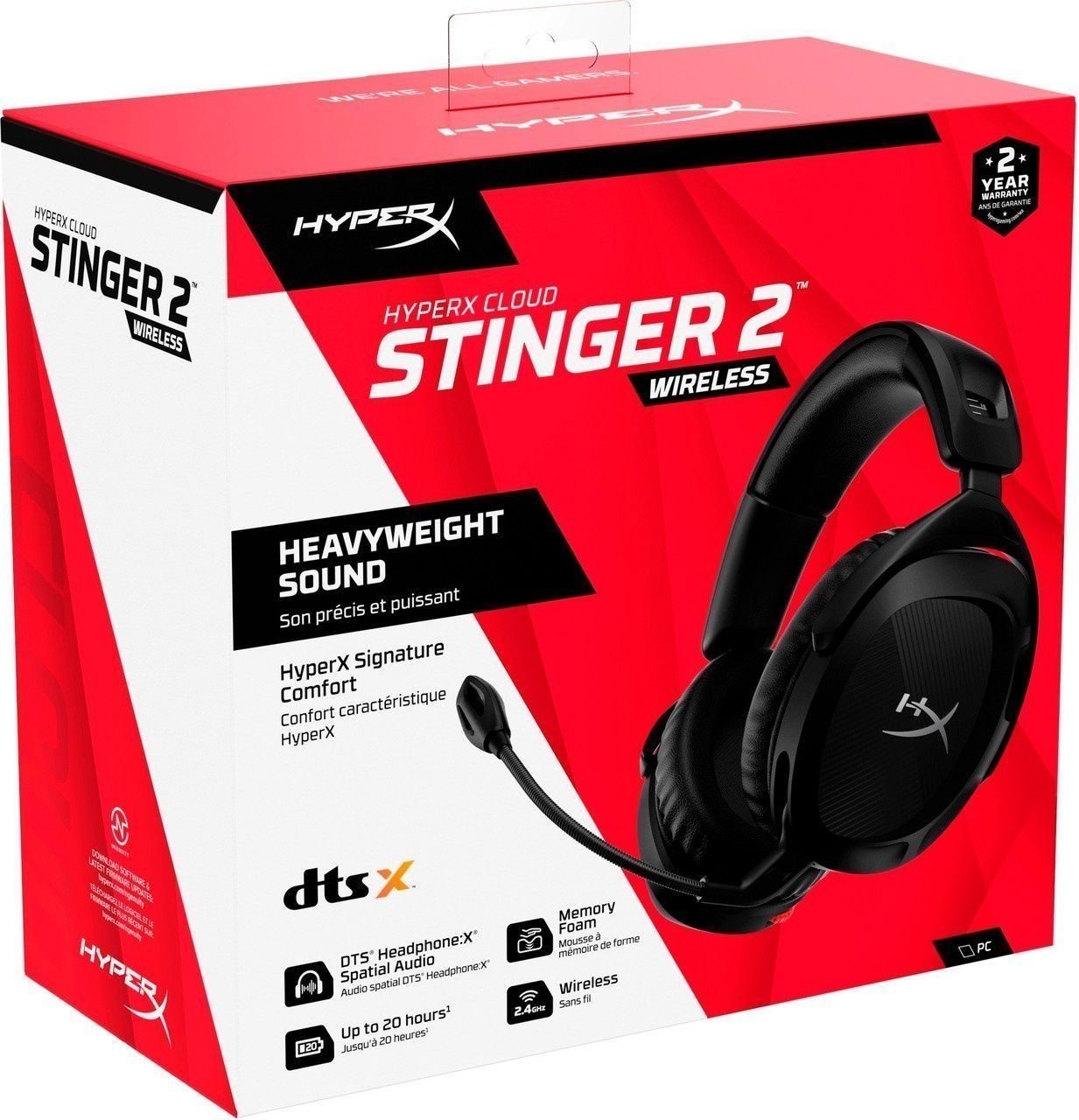 Выгода! Hyperx Cloud Stinger 2 Wireless Беспроводные Наушники/Гарнитур
