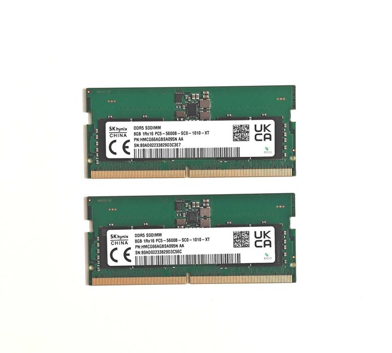 RAM SODIMM SK hynix 8GB 1Rx16 PC5-5600B NOU