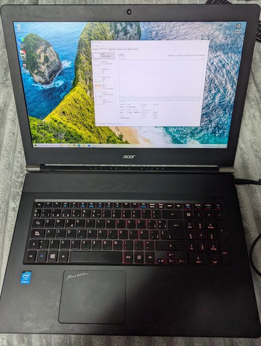 Acer nitro 17inch i7 16gb GTX 4gb