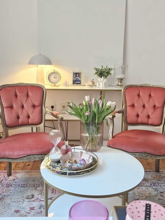 Ретро френско кресло в стил "ЛУИ XV" 2 броя много запазени и красиви