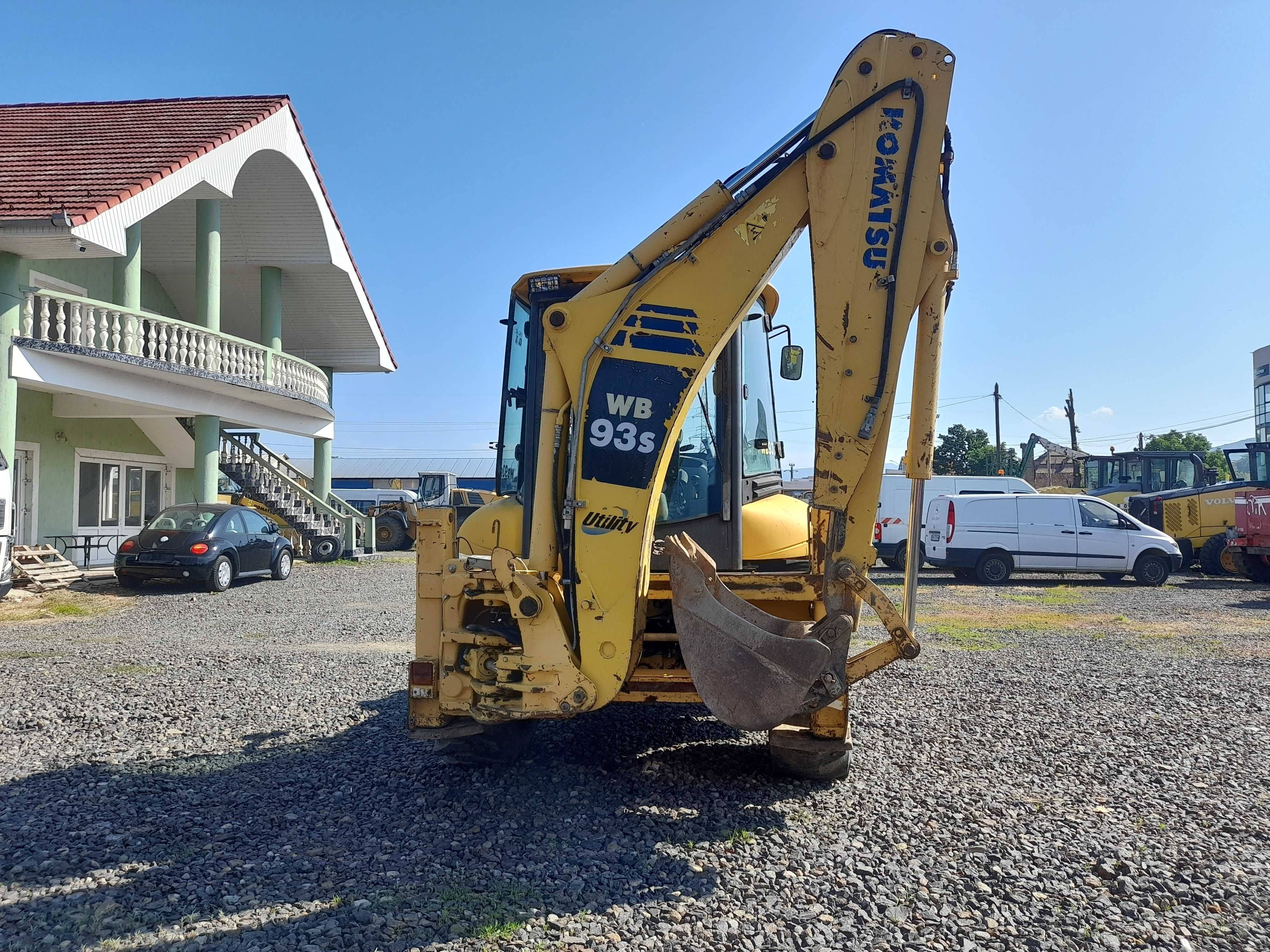 Buldoexcavator cu roti egale Komatsu WB93S-5E0 ,  2008