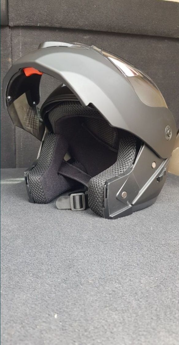 Casca scuter/moto fullface flip up modular motorcycle helmet delivery