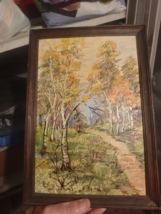 Картина пейзаж, маслени бои