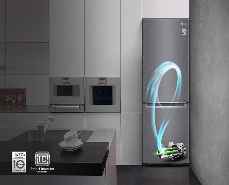 LG холодильник  Door Cooling system + Smart INVERTER compressor