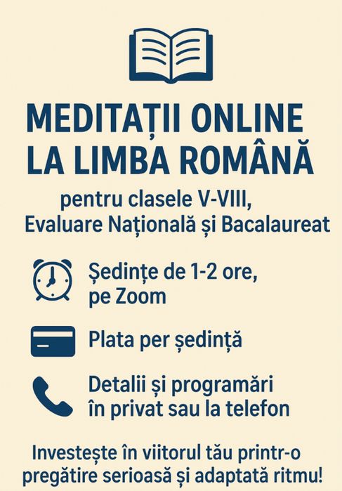 Meditatii limba romana