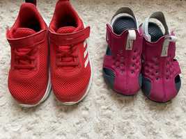 Маратонки Adidas и сандалки Nike