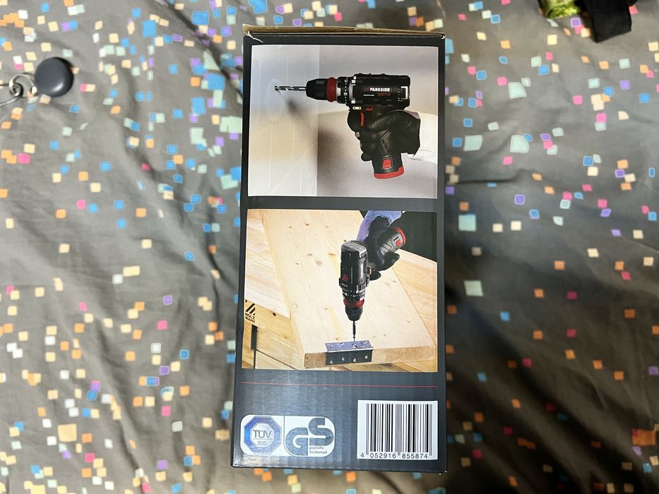 Mașina de găurit Parkside Performance cu garanție 5 ani si accesorii