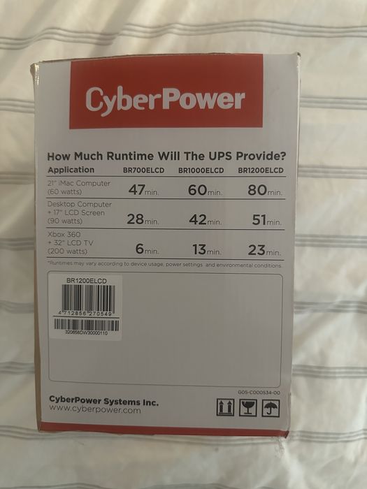 UPS Cyber Power BR1200ELCD