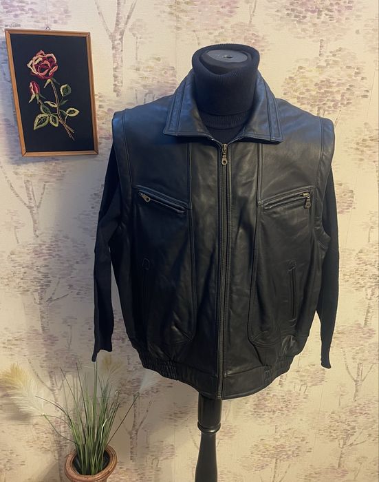 Vesta barbati groasa/sezon rece 100% piele marimea XXL