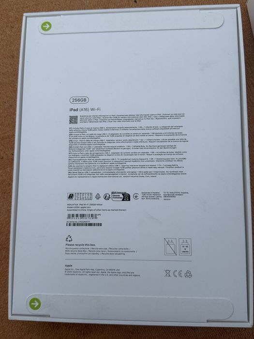 Tableta Ipad A16 1Wi-fi 256gb sigilate!