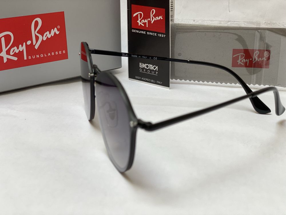Ochelari de soare Ray Ban 3574N Blaze Round Noi