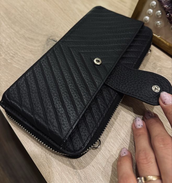 Идеален дамски портфейл портмоне от естествена кожа