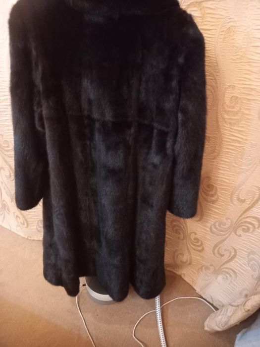 Шуба норковая черная и светлая