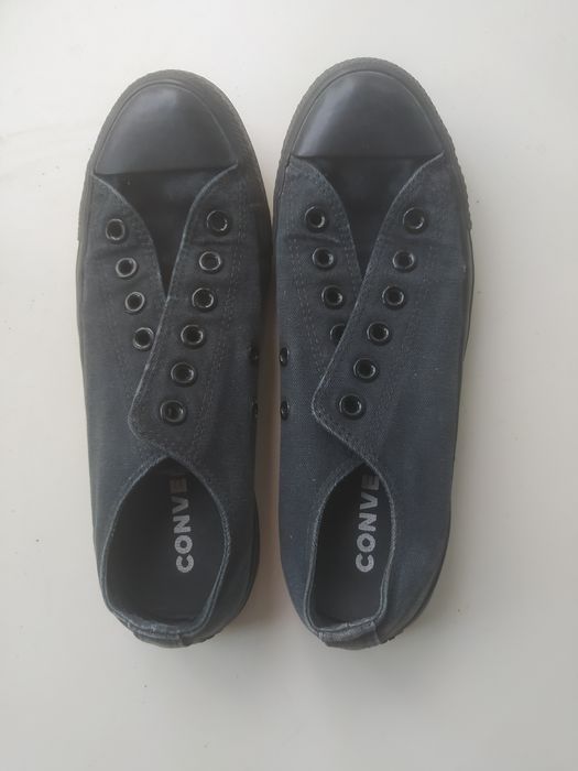 кеды, размер 39, цвет чёрный