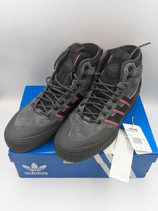 Непромокаеми мъжки боти  Adidas Originals - Grey, Black & Pink Stripe