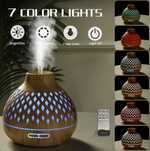 Junlic Aroma Diffuser 400 ml, ултразвуков овлажнител с осветление
