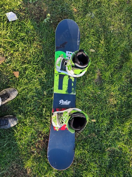 Placa snowboard 150 cm, legături și boots 42