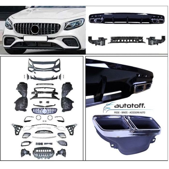 Pachet exterior Mercedes S-Coupe C217 Cabrio A217 (14-22) S63 Design