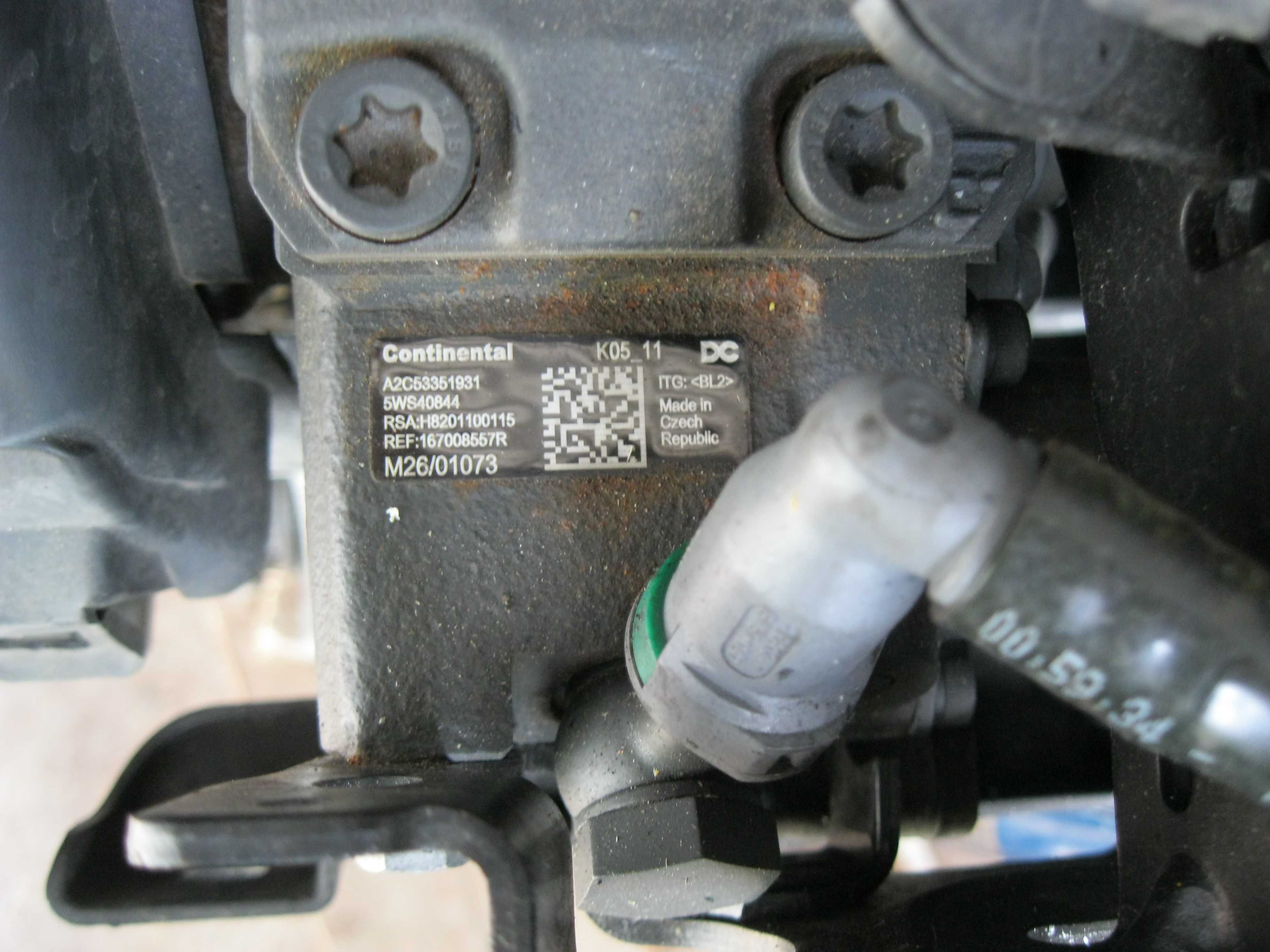 Motor 1,5DCI*K9K636*CuAnexeDUSTER Megane110CpInjCONTINENTA62000kmEu6Fr