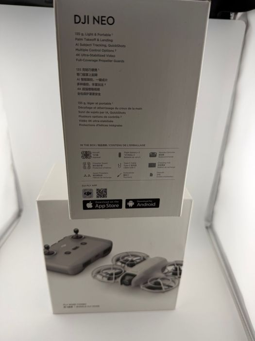 Drona DJI Neo Fly More Combo, 4K, Wi-Fi, alb , sigilat