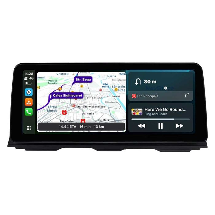 Navigatie BMW Seria 3  Seria 4  12.3 Inch + rama + camera marsarier