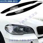 Вежди фарове BMW X5 E70 08-13 бмв х5 е70 добавки броня тунинг екстра