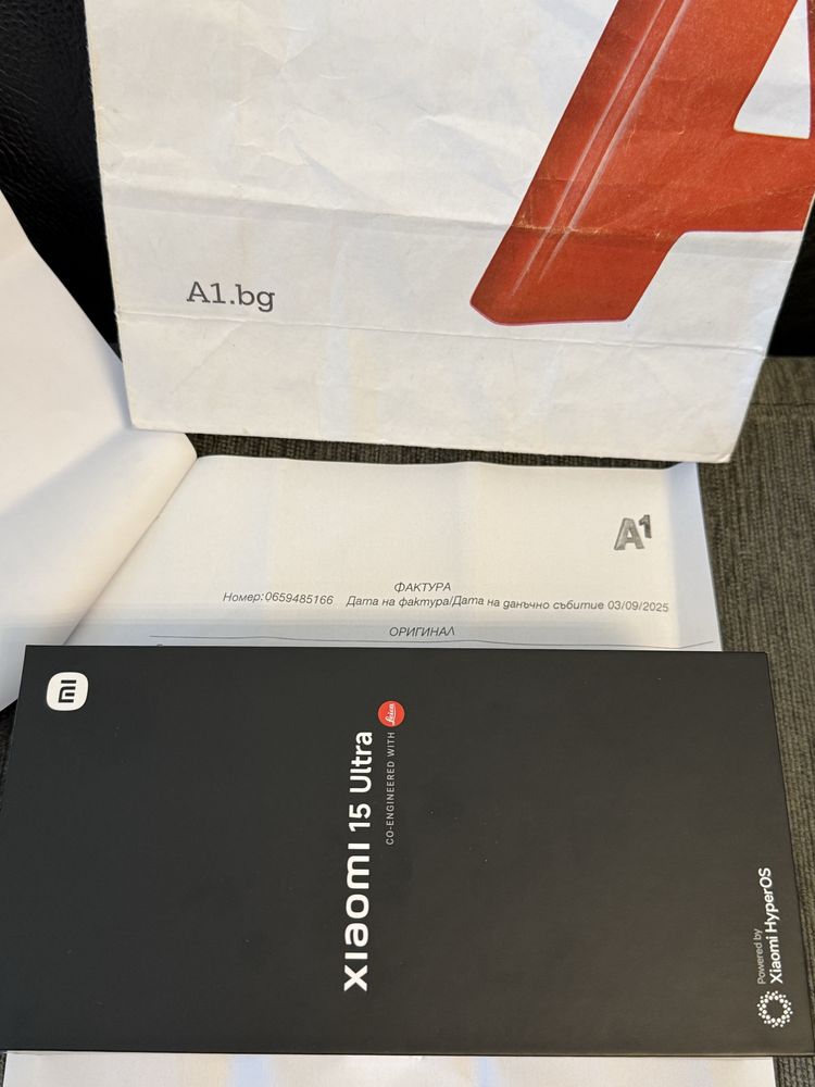КАТО НОВ 512GB Xiaomi 15 Ultra 5G A1 Гаранция 2027г. Silver